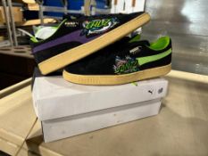 Puma Suede - Santa Cruz Shark (Black/Green Flash), Size 13 M