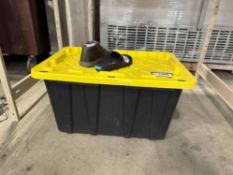 Lot of 102 Liter Tough Tote with (2) Single Shoes