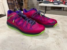 Nike LeBron X Low “LeBroncurial” - Raspberry Red/Court Purple-Flash Lime, Size 13 *No Box*