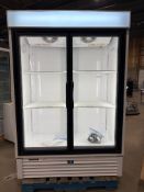 HUSSMANN VRM2B DOUBLE GLASS DOOR COOLER