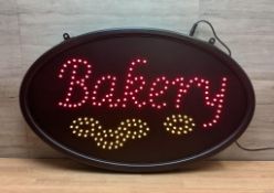 NEW LED OVAL BAKERY SIGN BOARD