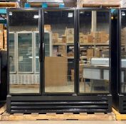 MASTER-BILT BLG-74-HGP TRIPLE GLASS DOOR FREEZER