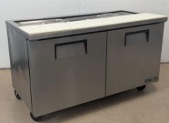 TRUE TSSU-60-16-HC 60" REFRIGERATED SANDWICH/SALAD PREP TABLE