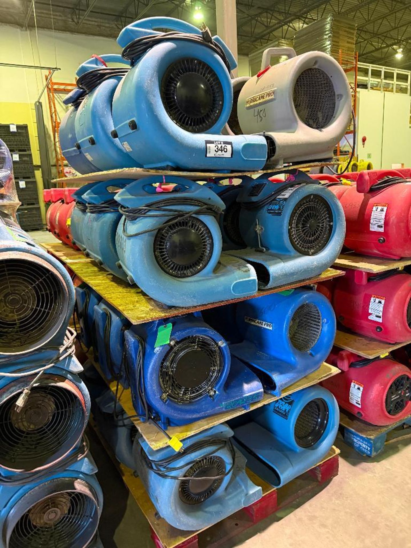 Pallet of (24) Asst. Air Movers