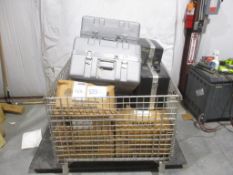 (1) LOT OF MISC. MRO, EMPTY CASES, APPROX WEIGHT 553LB