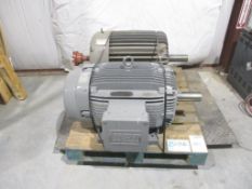 LOT OF 2 ELECTRIC MOTORS, (1) WEGS 100HP ELECTRIC MOTOR, 405T, 1780RPM, 230/460V 226/113A, 3PH, CAT