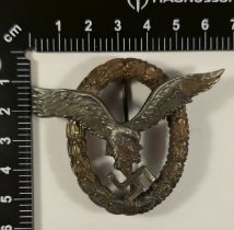 WW2 German Luftwaffe Pilot-Observers Badge.