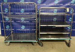 Pedigo Mobile Instrument/Storage Carts (Lot of 2)