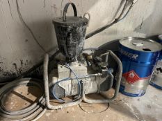 Wagner 4040 spray pump with airline hozing and Devilbiss GTI Pro Lite spray gun