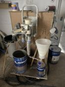 Durr Ecopump VP90 280UE spray pump with Devilbiss Signature II and Wagner GM4700AC spray gun