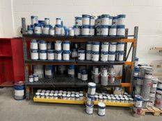 Qty of Various Paints | Solvents | Spray Coatings & Boltless Steel Racking