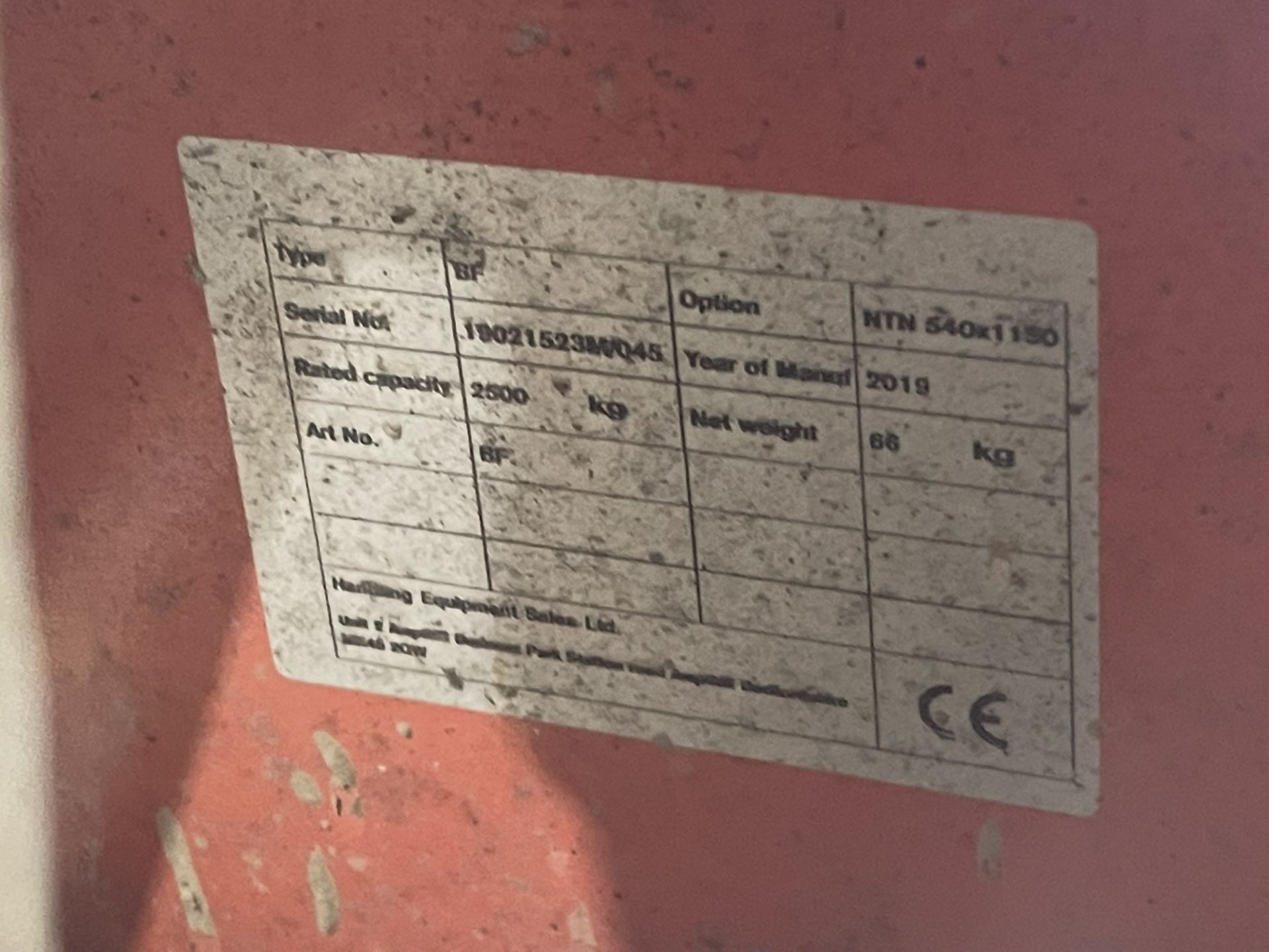Record BF Manual Lift Pallet Truck - Image 4 of 5