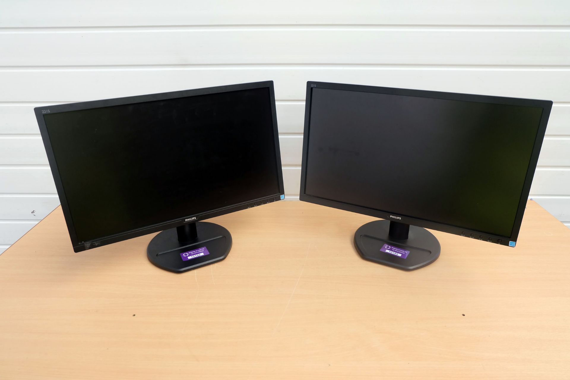 Sdpc Monitor 2 x Phillips 221S Computer Monitors.