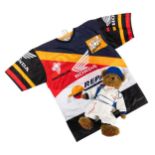 Porsche Motorsport Teddy and a Repsol Honda Motorsport Alex Crivelle jersey. Jersey size M. (2)