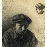 DANISH SCHOOL (EARLY 20TH CENTURY), PORTRAIT OF ROBERT CHRISTENSEN, CHARCOAL ON PAPER, 1912.
