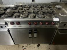 Masterchef 6-Ring Burner Range (Natural Gas) - W900 x D720 x H940 mm