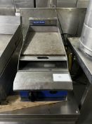 Blue Seal Slim Countertop Flat Griddle (Natural Gas) - W300 x D815 x H470 mm