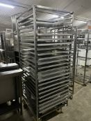 Bakery Tray Trolley complete with 40 x 600 x 400 mm Trays