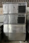 Hoshizaki Double Stacked Ice Machine - W1080 x D700 x H2000 mm 480 kg capicity