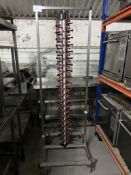 88 Plate Jack Stand on Wheels - Ideal for Catering Events