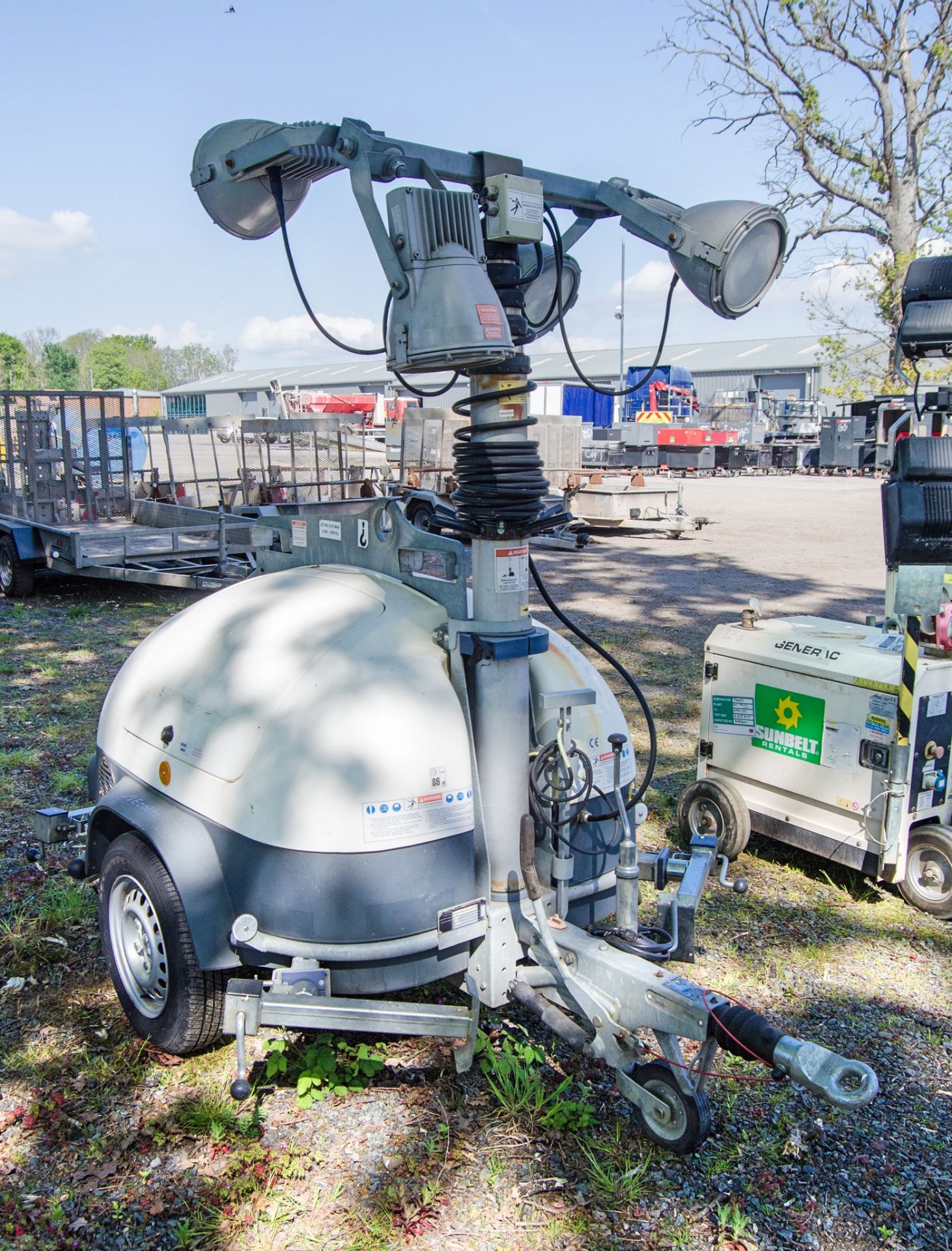 Ecolite diesel driven 4-head LED fast tow mobile lighting tower - Image 2 of 7