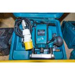 Makita RPO900 110v router c/w carry case A1077431