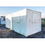 21ft x 9ft steel anti-vandal welfare site unit Comprising of: canteen area, toilet & generator