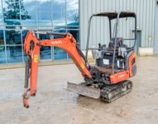 Kubota KX015-4 1.5 tonne rubber tracked mini excavator Year: 2019 S/N: 2064115 Recorded Hours: