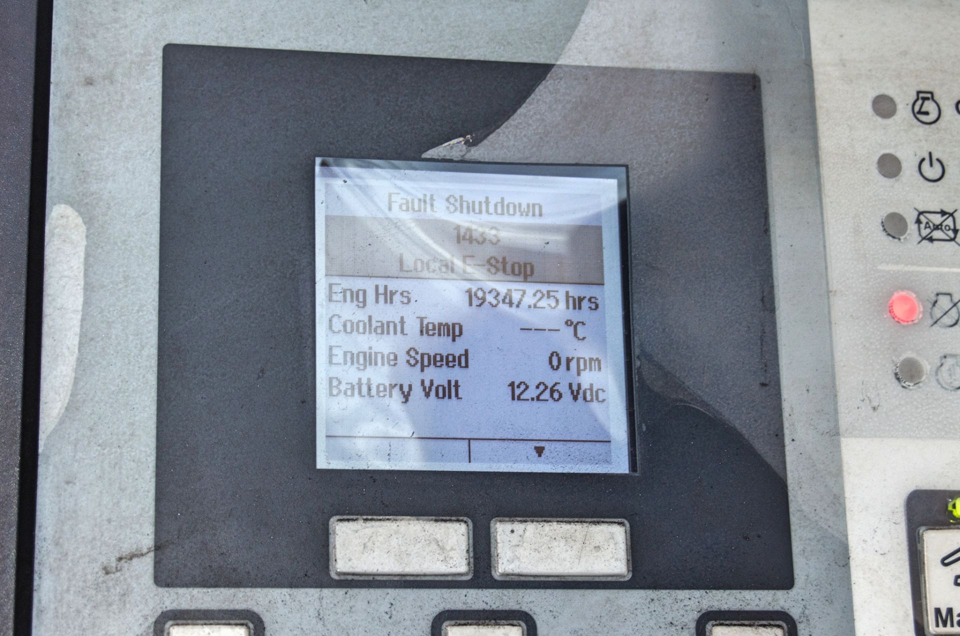 Cummins 150 kva diesel driven generator Recorded hours: 19347 ** Engine runs but generator burnt out - Image 8 of 8