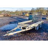Indespension 8ft x 4ft tandem axle plant trailer S/N: 146483 A1291529