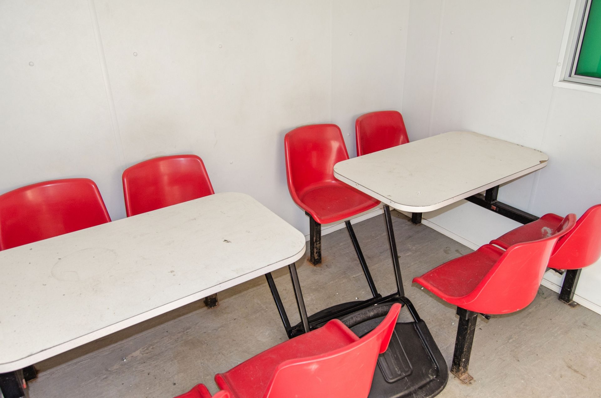 24ft x 9ft steel anti-vandal welfare site unit Comprising of: canteen area, office, toilet & - Image 5 of 10