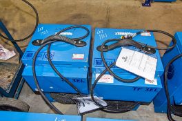 2 - El-Bjorn TF3EL 240v fan heaters A1109089, A1109110