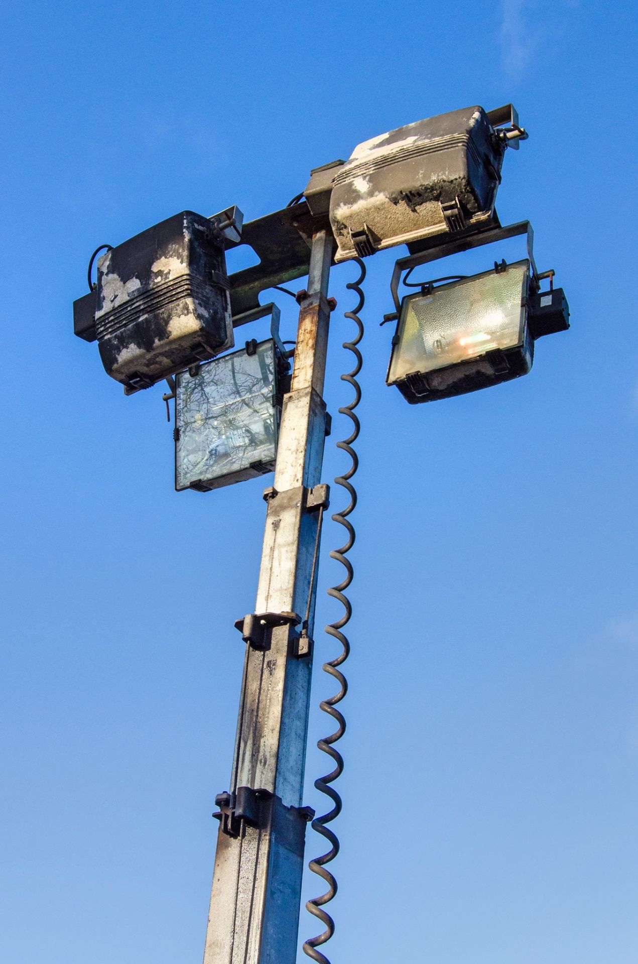 SMC TL90 diesel driven 4 head halogen fast tow mobile lighting tower Year: 2010 S/N: T90108601 - Image 8 of 10
