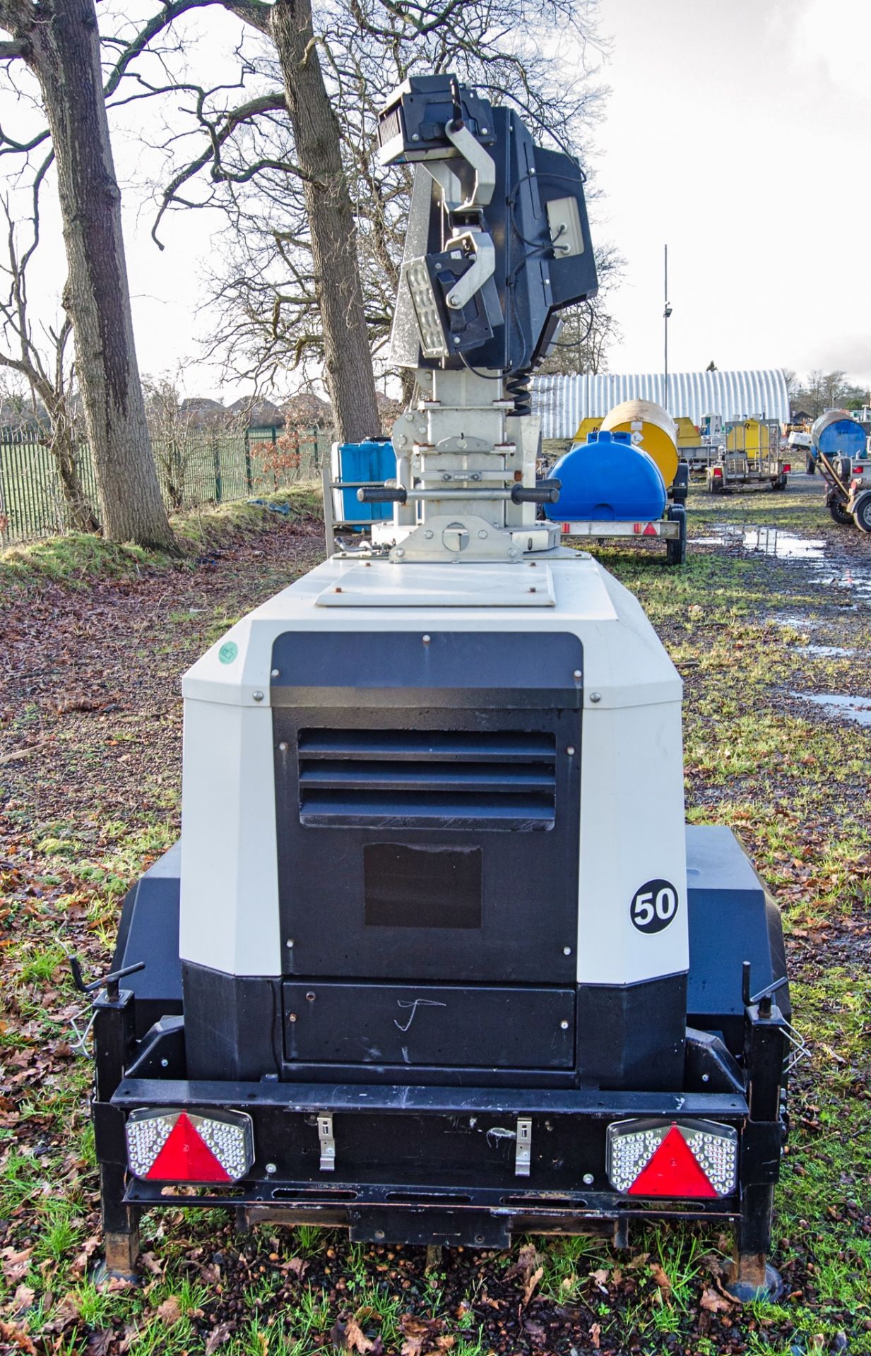 Trime X-ECO-battery electric 4 head LED fast tow mobile lighting tower Year: 2020 S/N: 650200017 - Image 6 of 9