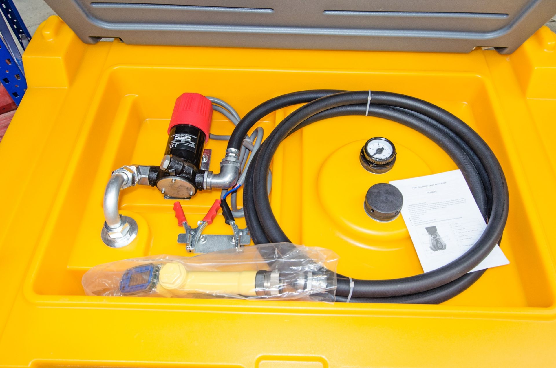 480 litre fuel bowser c/w 12v electric pump, delivery hose and nozzle ** New and unused ** - Image 2 of 2