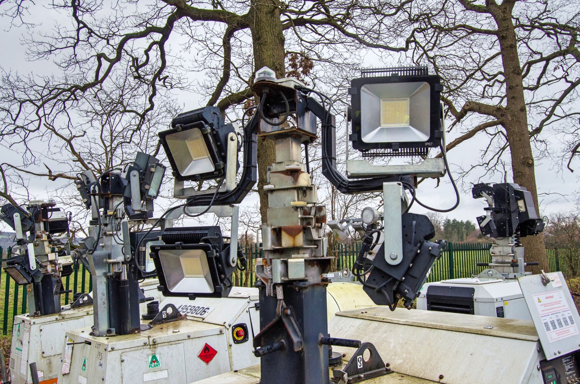 SMC TL-90K LED diesel driven LED fast tow lighting tower  Year: 2017  S/N: T901713803  Recorded - Image 7 of 9