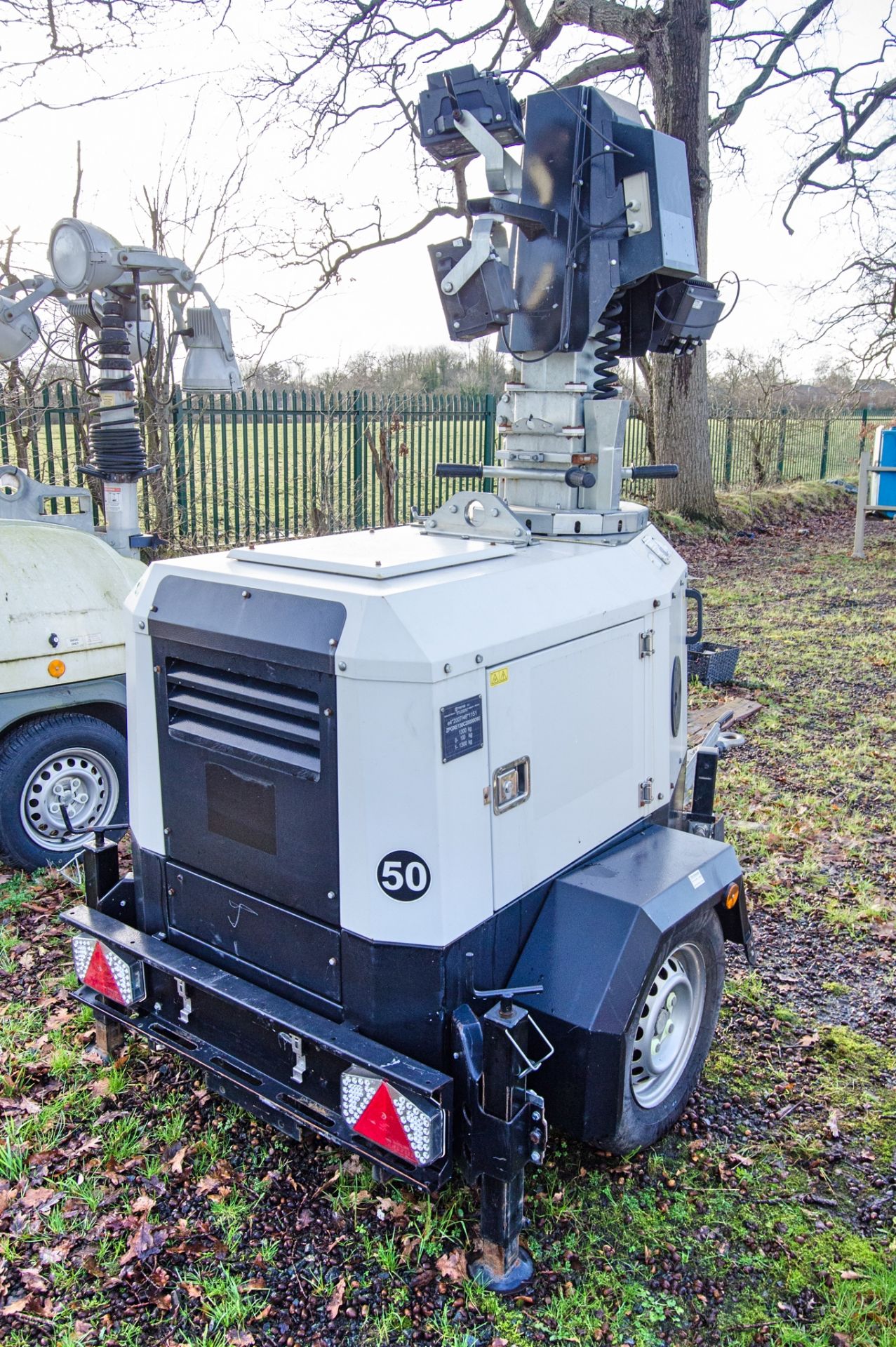 Trime X-ECO-battery electric 4 head LED fast tow mobile lighting tower Year: 2020 S/N: 650200017 - Image 3 of 9