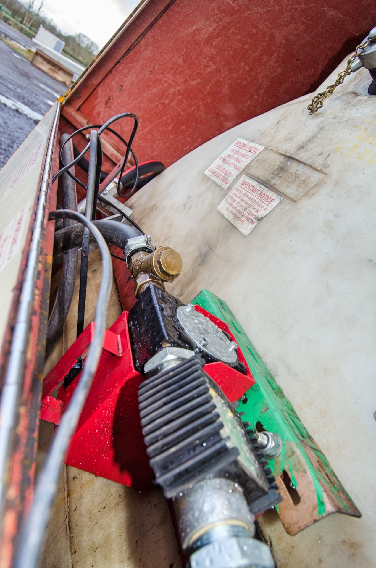 Trailer Engineering 2140 litre fast tow steel bunded diesel bowser c/w 12v electric pump, delivery - Image 8 of 8