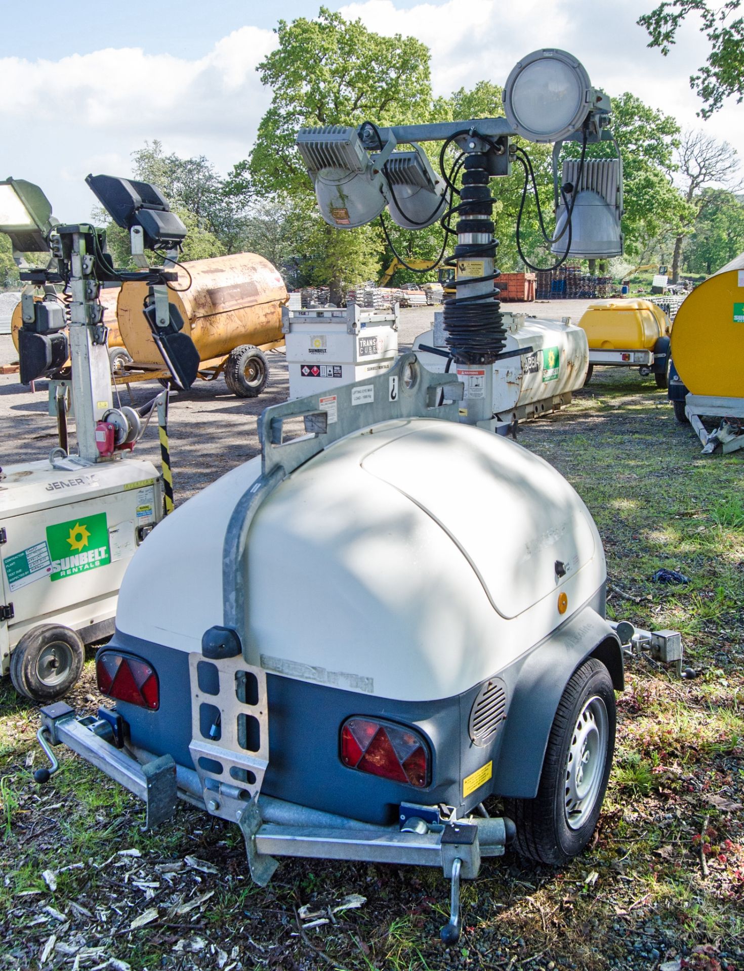 Ecolite diesel driven 4-head LED fast tow mobile lighting tower - Image 3 of 7