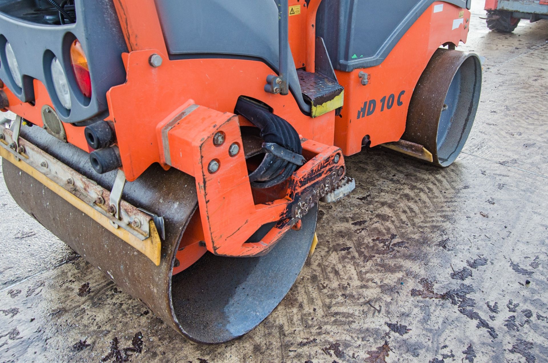 Hamm HD10C VV diesel driven double drum ride on roller Year: 2017 S/N: H1994823 Recorded Hours: - Image 10 of 19