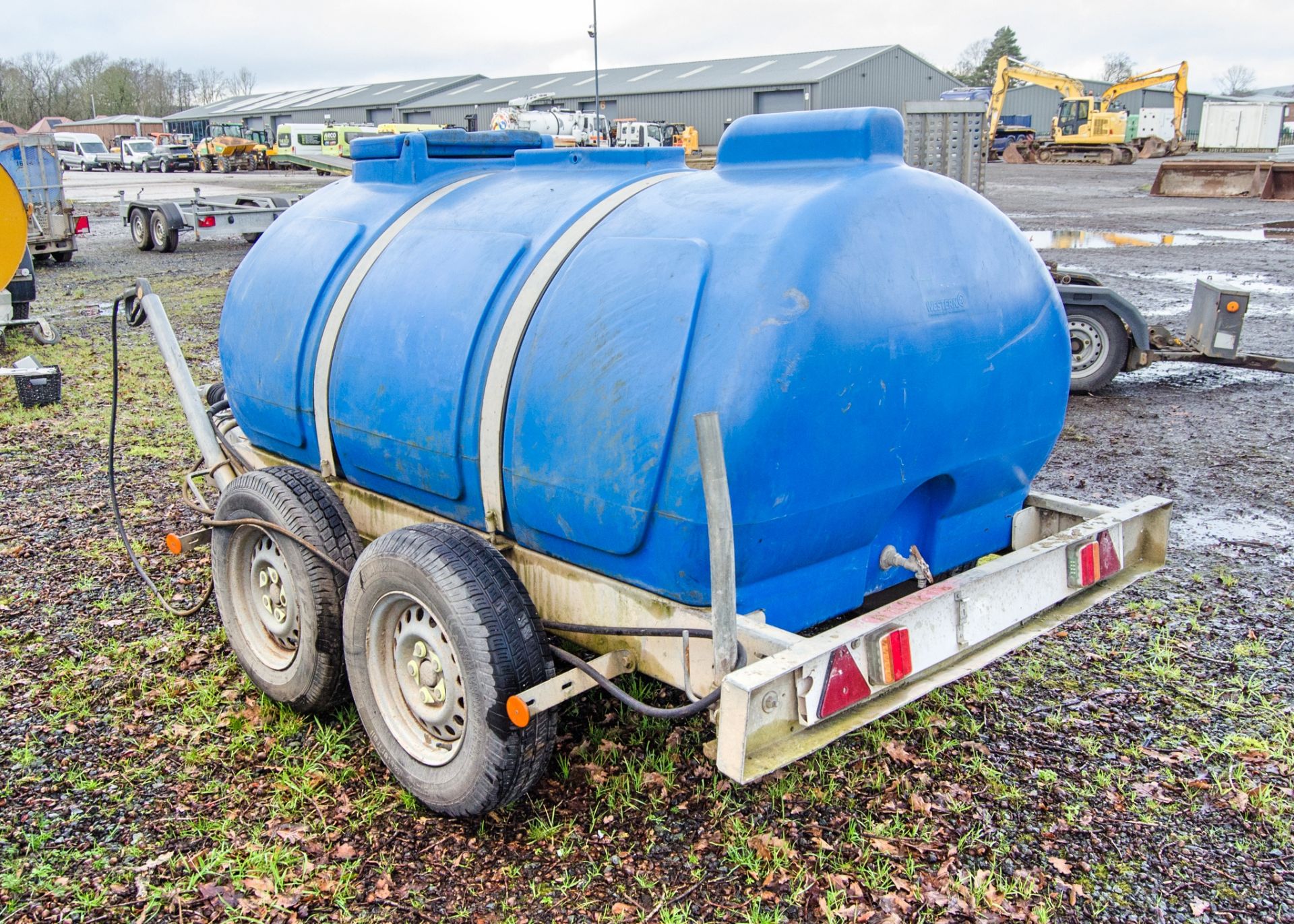 Western 2000 litre fast tow diesel pressure washer bowser c/w hose and lance A749878 - Image 4 of 7