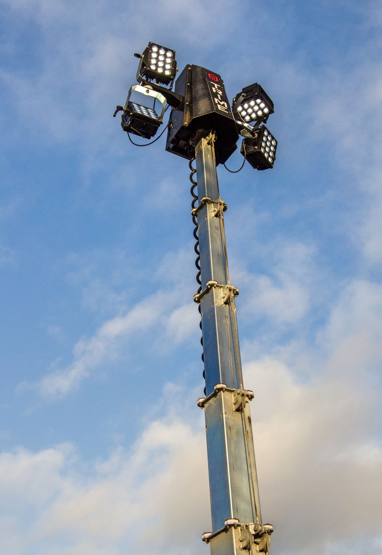 Trime X-ECO-battery electric 4 head LED fast tow mobile lighting tower Year: 2020 S/N: 650200017 - Image 7 of 9