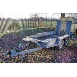 Ifor Williams GH94BT 9ft x 4ft tandem axle plant trailer S/N: 640265 A630239