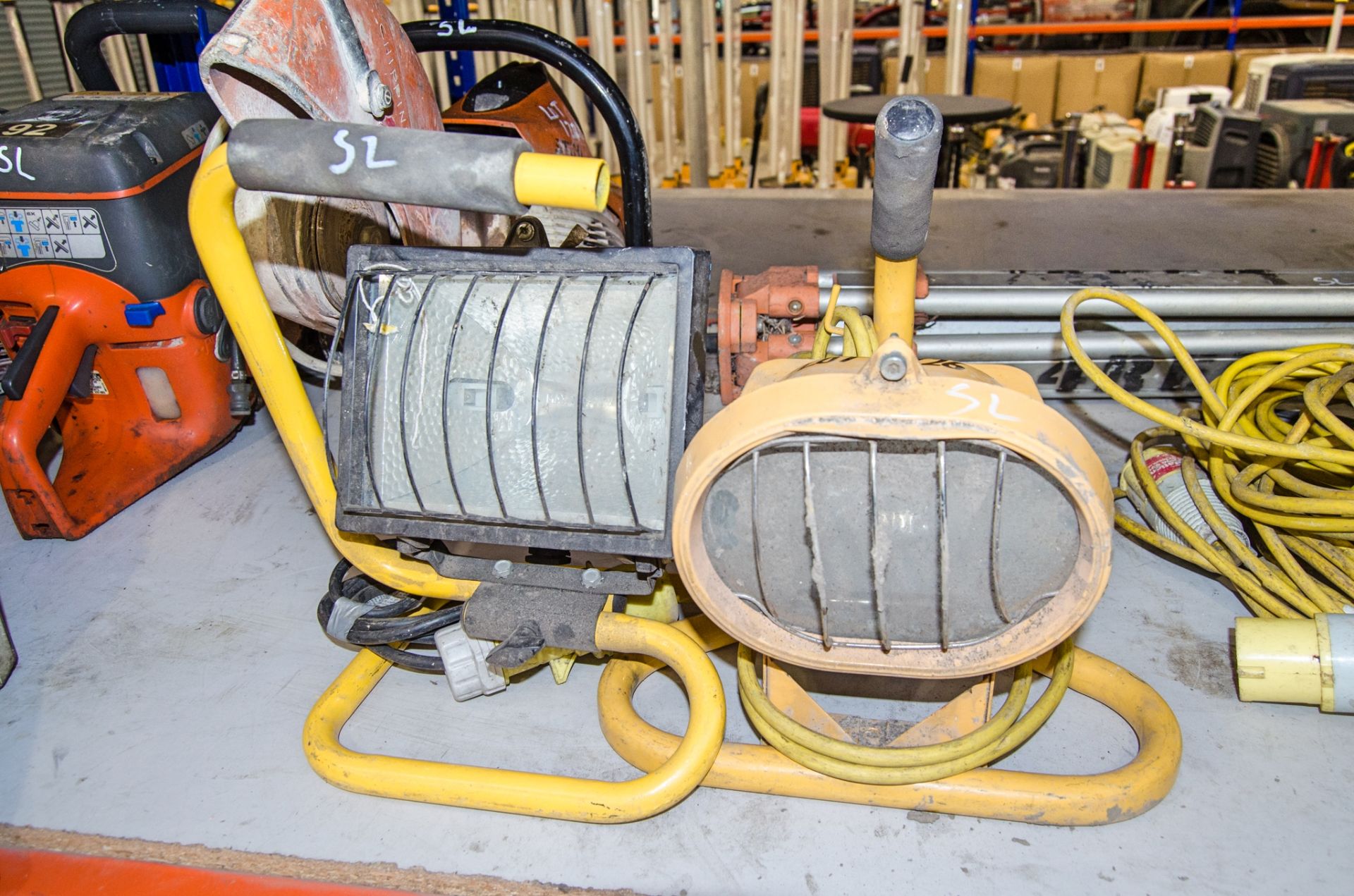 2 - 110v work lights