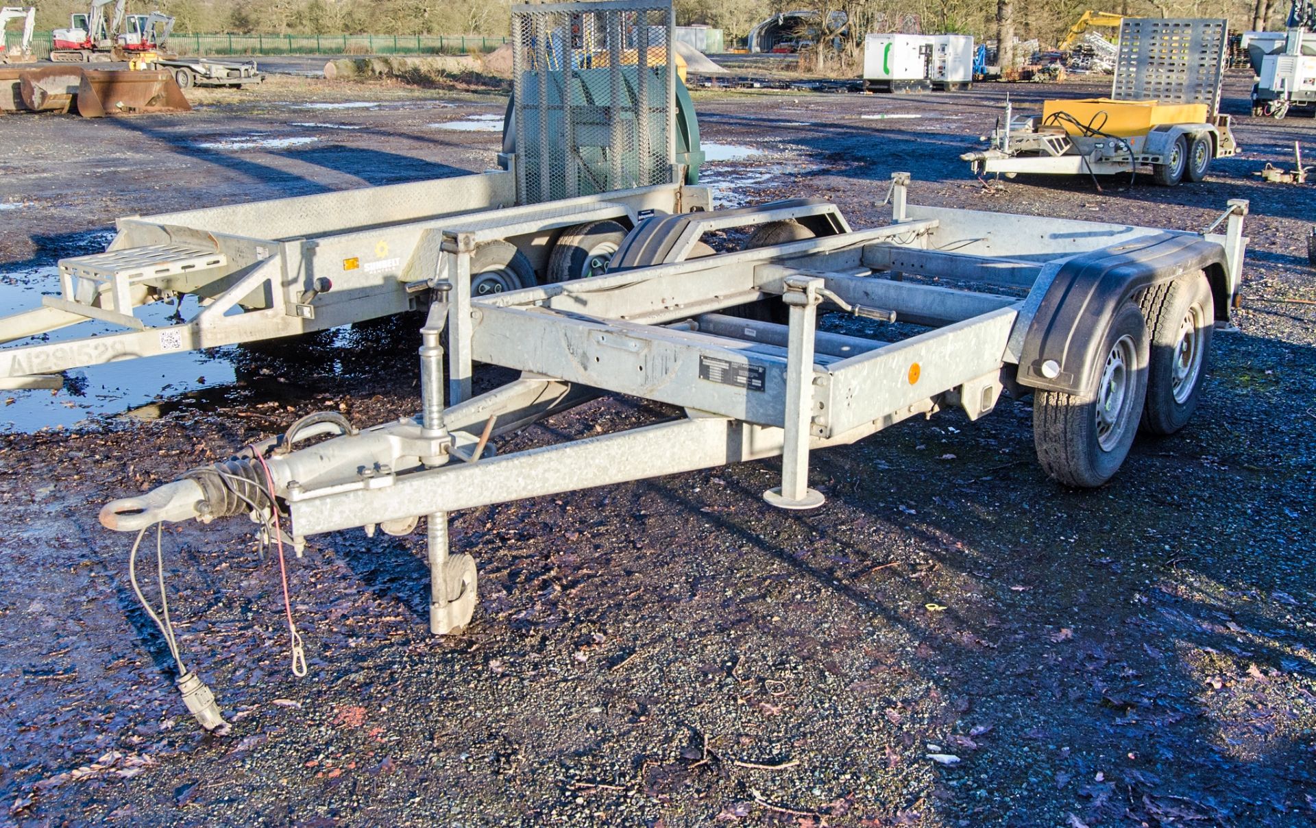 Knott Avonride 11ft x 4.5ft tandem axle generator trailer S/N: 1127688 H5110430