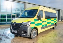 Renault Master LW35 Business Blue 2299cc diesel 6 speed ambulance Registration Number: FJ23 BBE Date