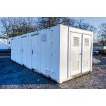 24ft x 9ft steel anti-vandal welfare site unit Comprising of: canteen area, office, toilet &