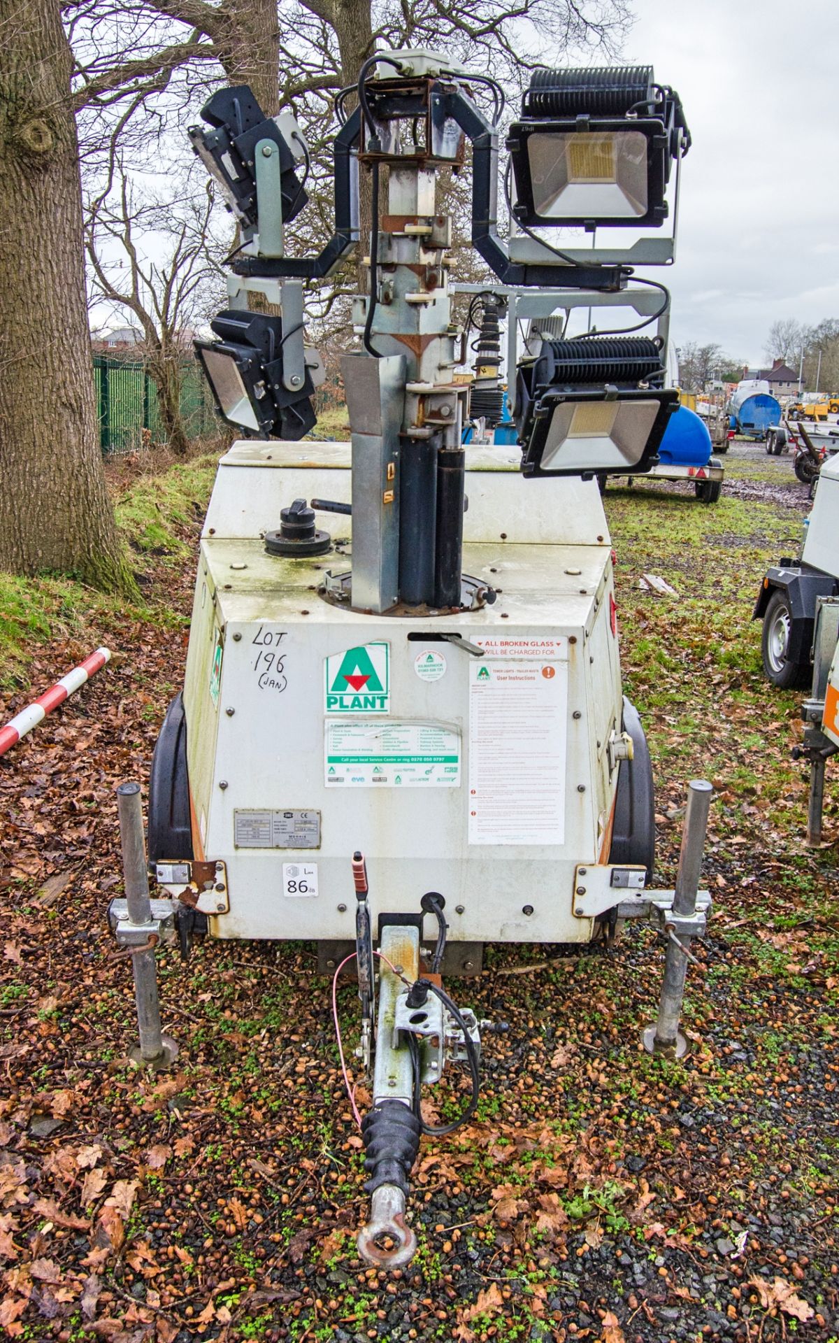 SMC TL-90K LED diesel driven LED fast tow lighting tower  Year: 2017  S/N: T901713805  Recorded - Image 5 of 9