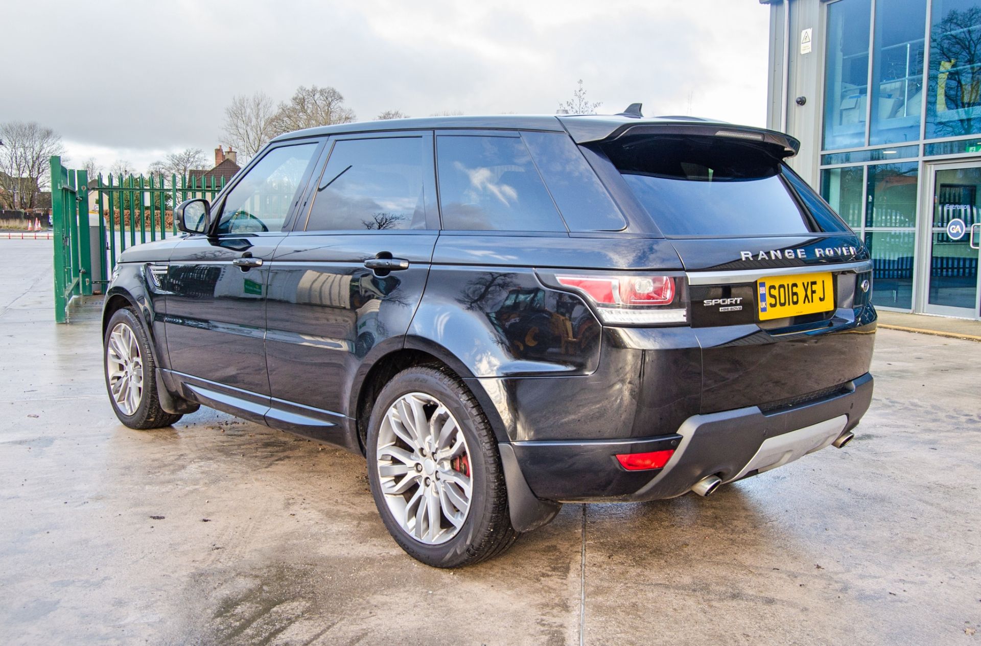 Turquoise Rover S Reg Range Rover Sport HSE SDV6 2993cc diesel automatic 7 seat estate car ...