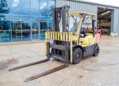 Hyster H4.5 4.5 tonne gas powered fork lift truck Year: 2009 S/N: B02414G Recorded Hours: 5083